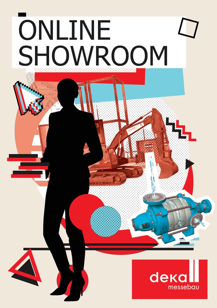 Content Produktion DEKA Poster Messebau Showroom Messe Online