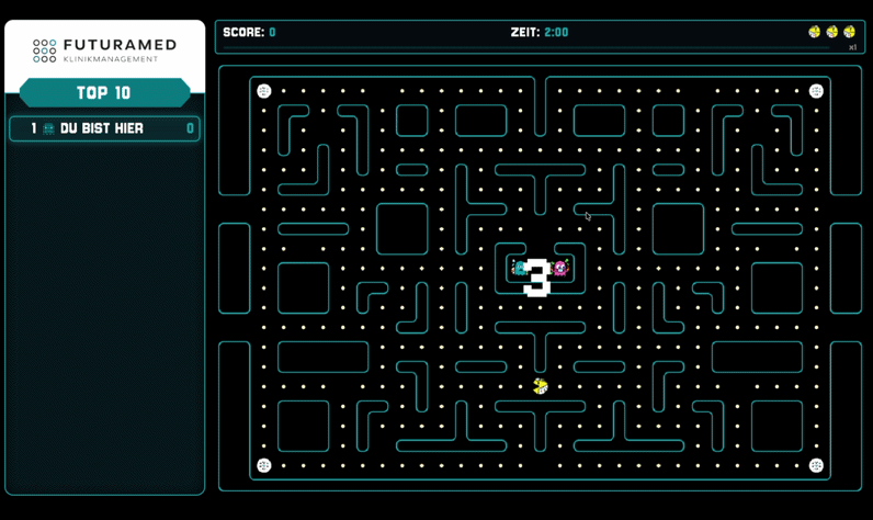 FuturaMed Pac Man Gamification